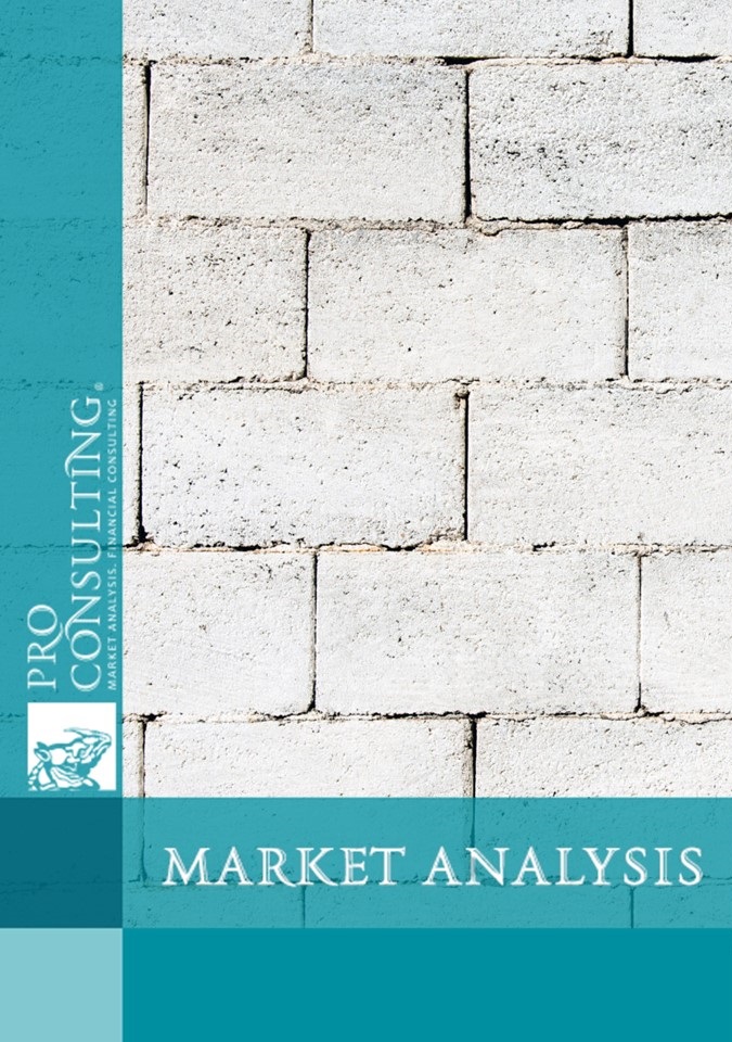 Market research report on aerated concrete market in Ukraine. 2021